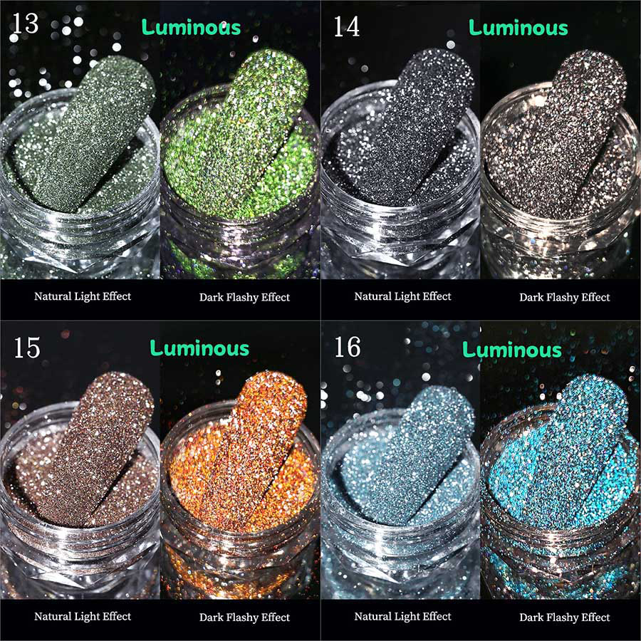 rnag-209 luminous bundy broken diamond glitter