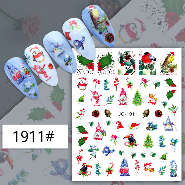 jo1905-1916 2023 christmas nail stickers