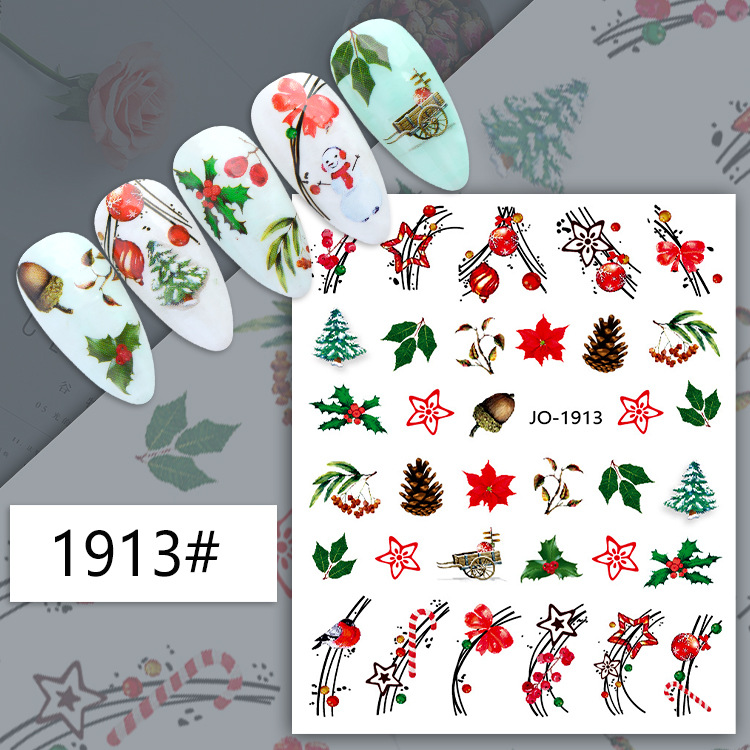 jo1905-1916 2023 christmas nail stickers