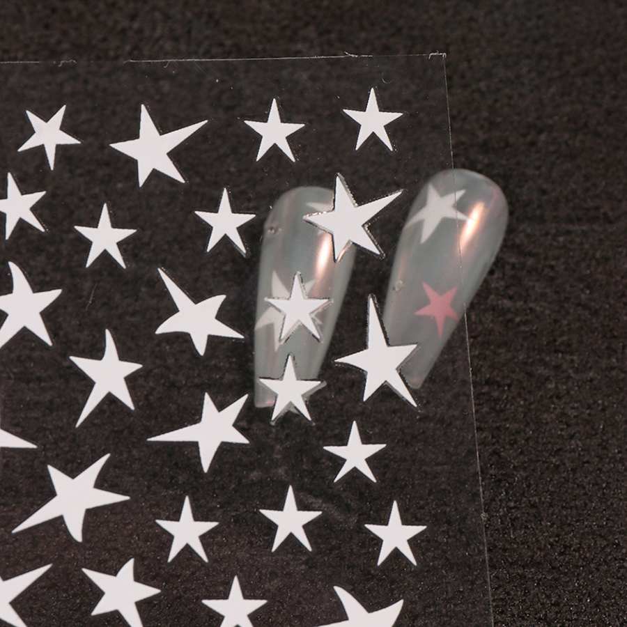 so-165 five-pointed star nail sticker