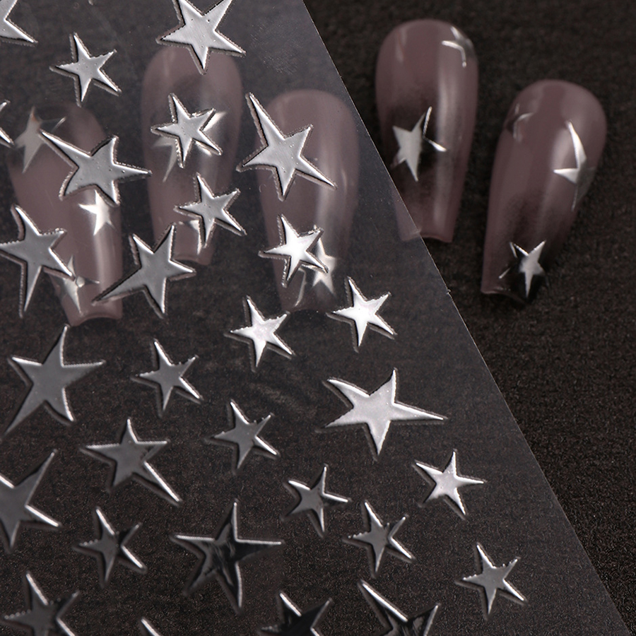 so-165 five-pointed star nail sticker