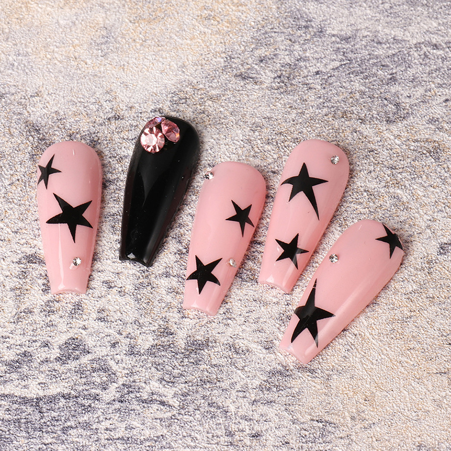 so-165 five-pointed star nail sticker