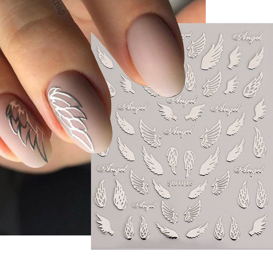 swt014-016 hot stamping nail sticker