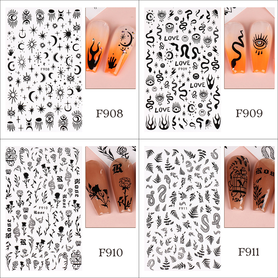 f908-915 rick owens nail sticker