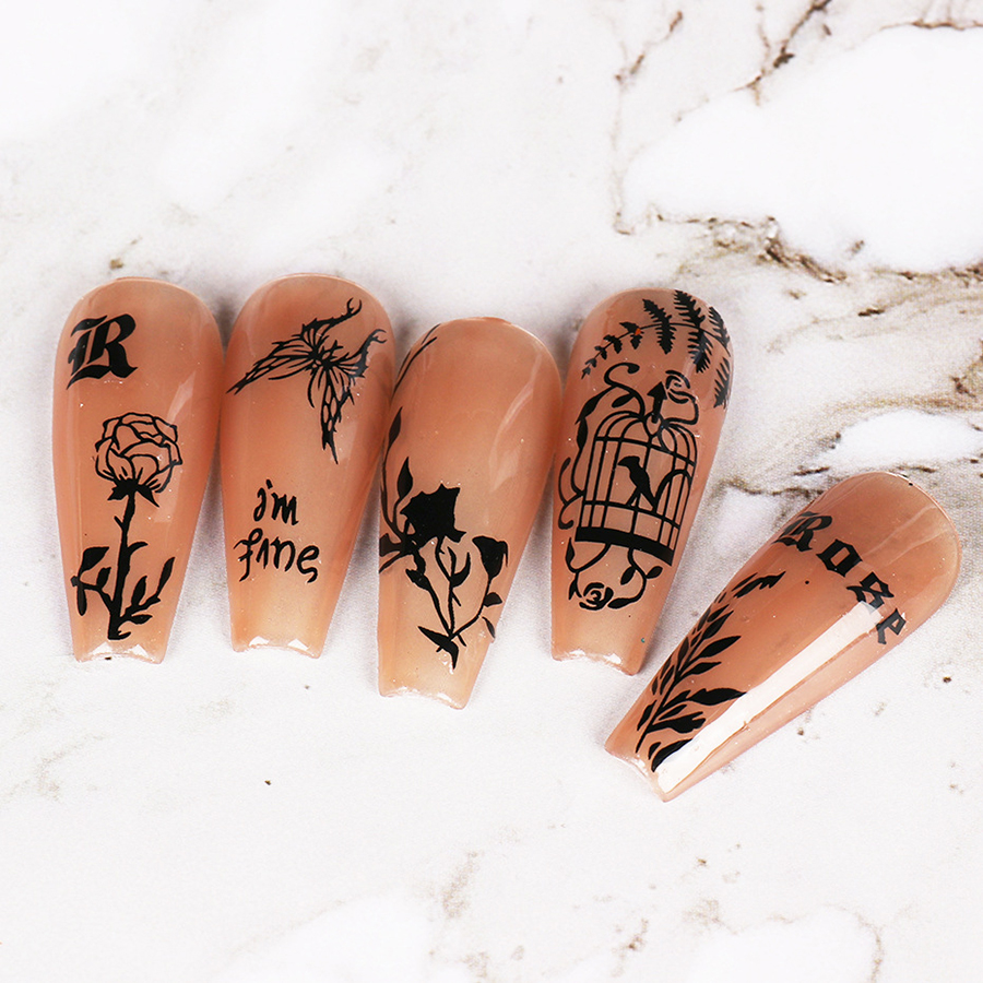 f908-915 rick owens nail sticker