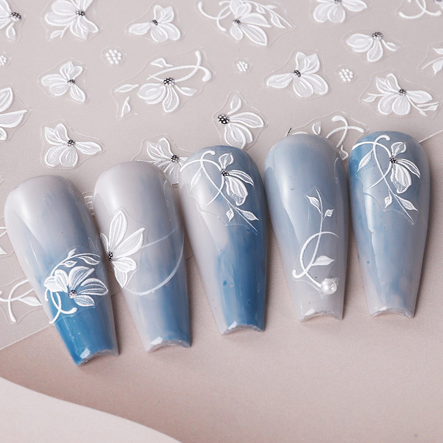pro029-42 japanese embossed nail stickers