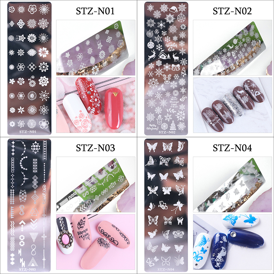 rnme-57 2023 new arrival stamping nail art plate