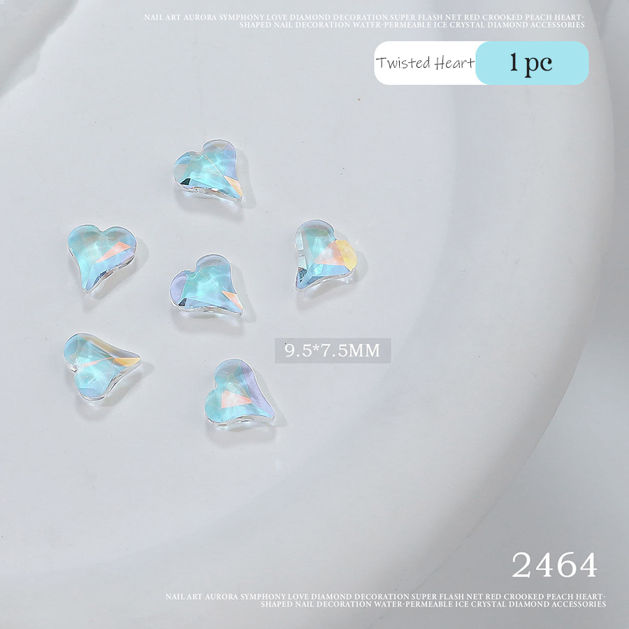 d265 seawater blue  pointed bottom diamonds