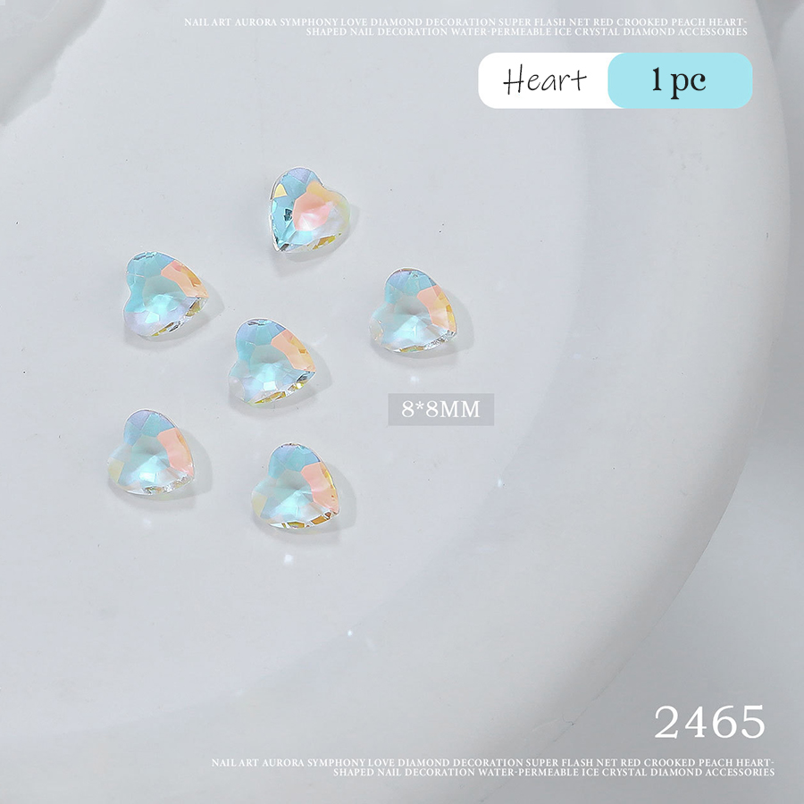 d265 seawater blue  pointed bottom diamonds