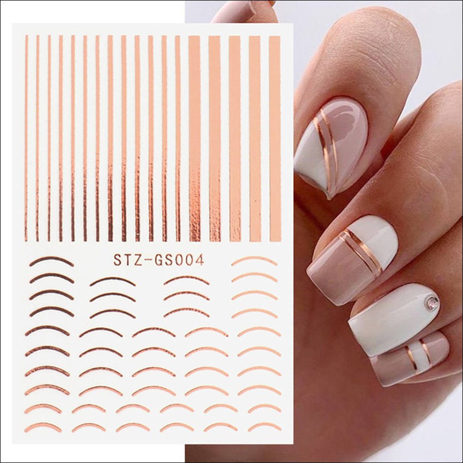 stz-cgs french smile crescent nail sticker