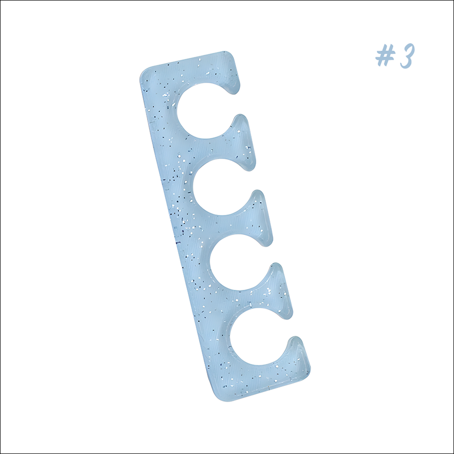 rnt-748 sparkling powder silicone toe separator