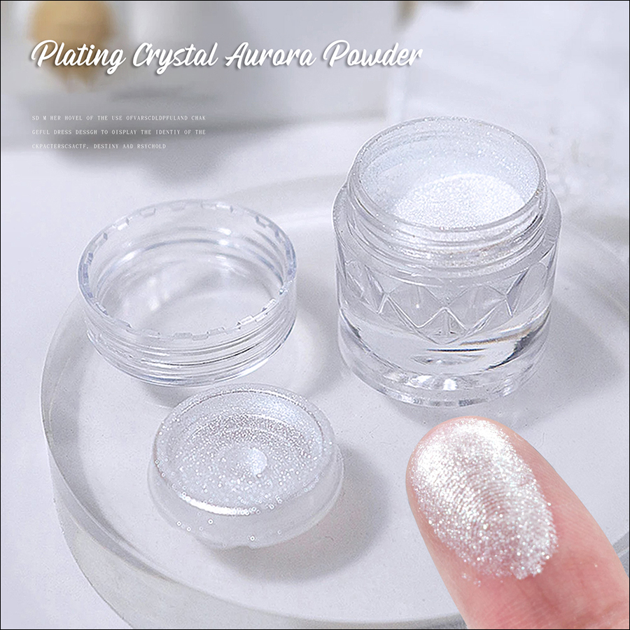 rnag-233 nail art bright ice transparent crystal powder