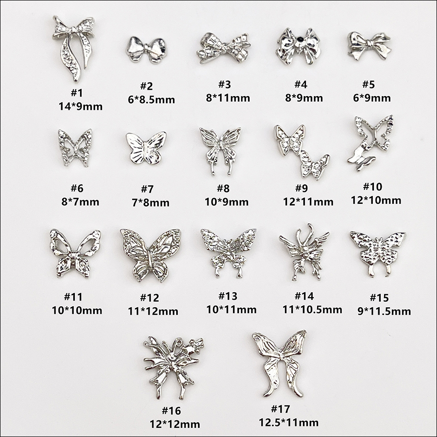 d271 internet famous butterfly alloy jewelry (set of 20 pieces)