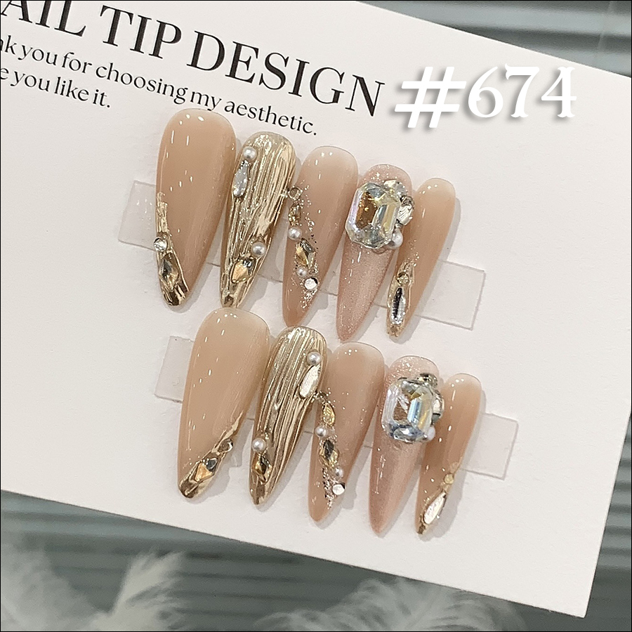 rntip-162 handmade long sharp wearing tips set