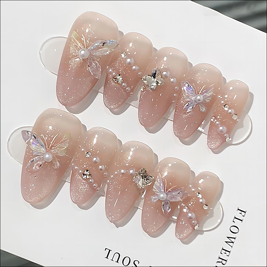 rntip-163 handmade middle oval wearing tips set