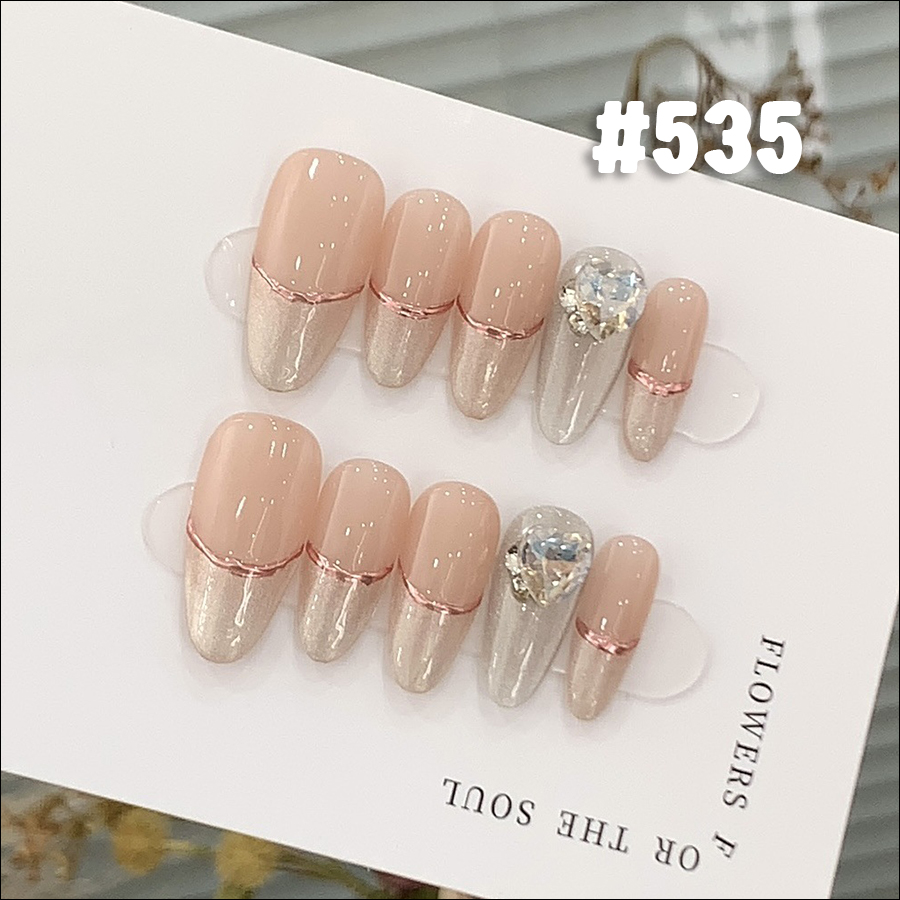 rntip-163 handmade middle oval wearing tips set