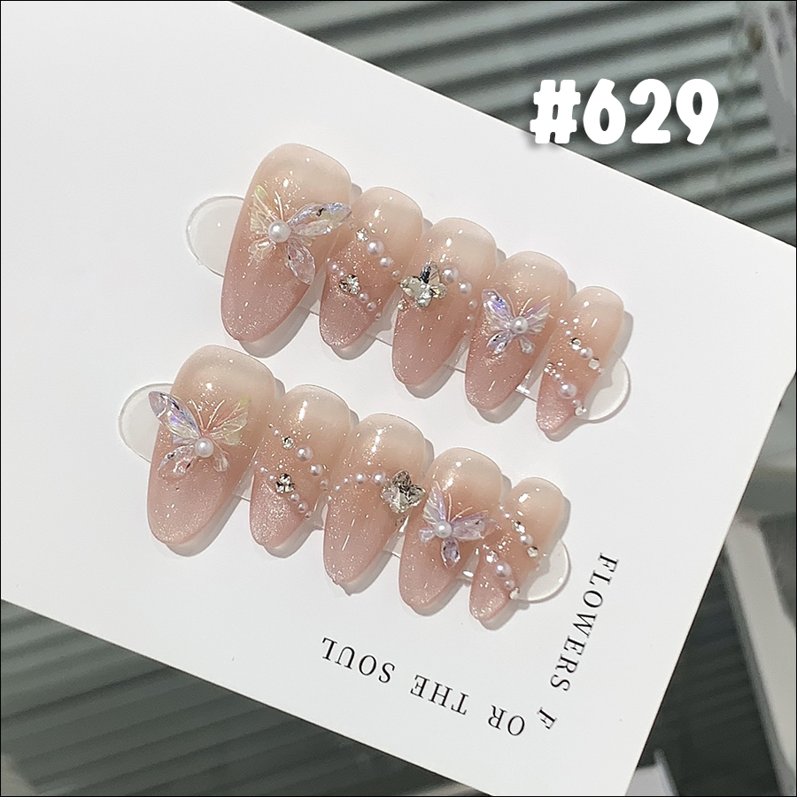 rntip-163 handmade middle oval wearing tips set