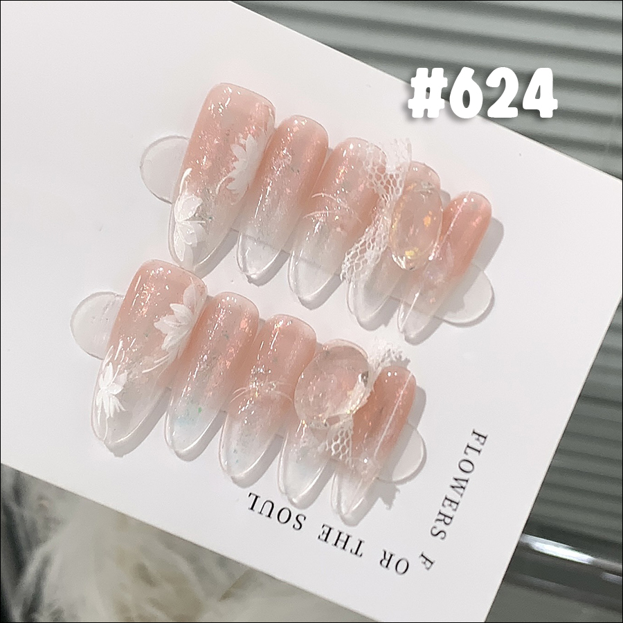 rntip-164 handmade long oval wearing tips set