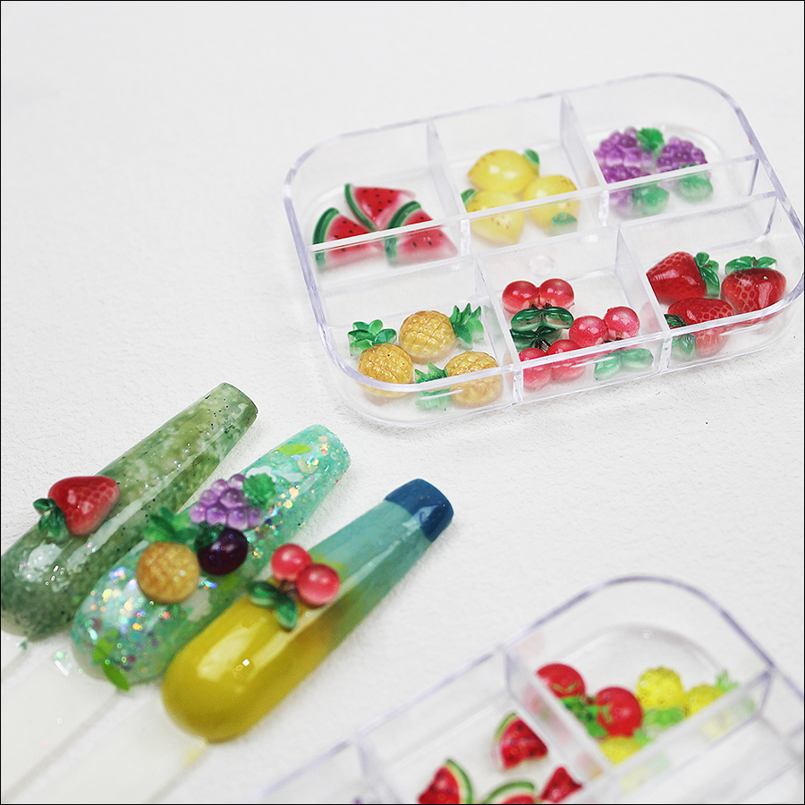 d275 summer crystal sweet fruit decoration