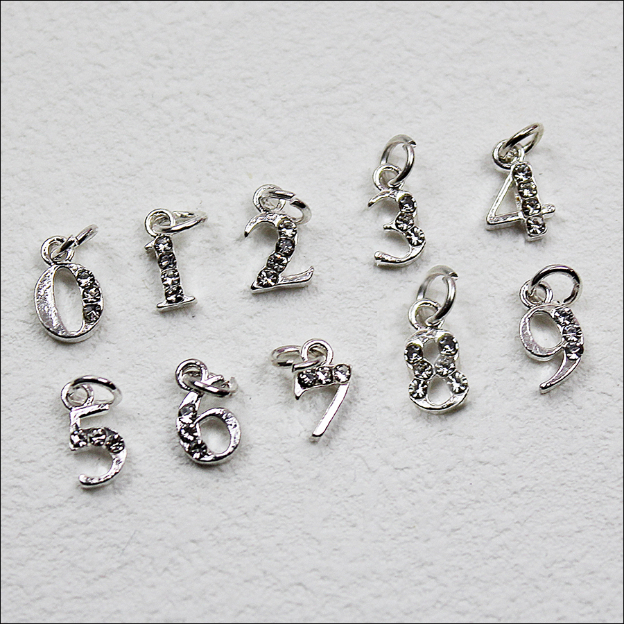 d277 letter/number/star/moon/constellation alloy jewelry