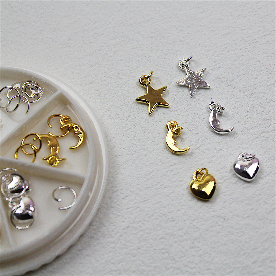 d277 letter/number/star/moon/constellation alloy jewelry