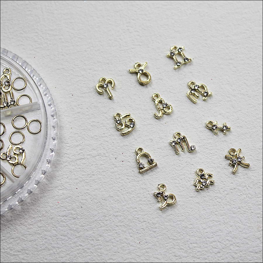 d277 letter/number/star/moon/constellation alloy jewelry