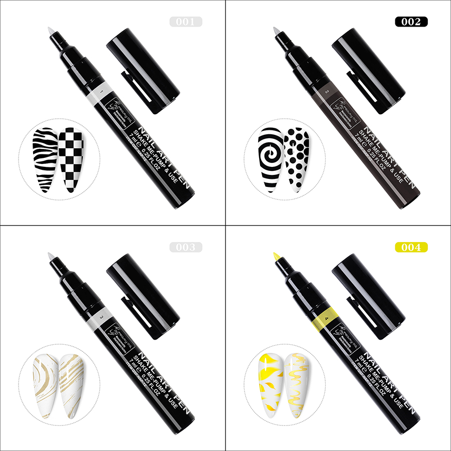 rnp-121 16 colors paint nail pen