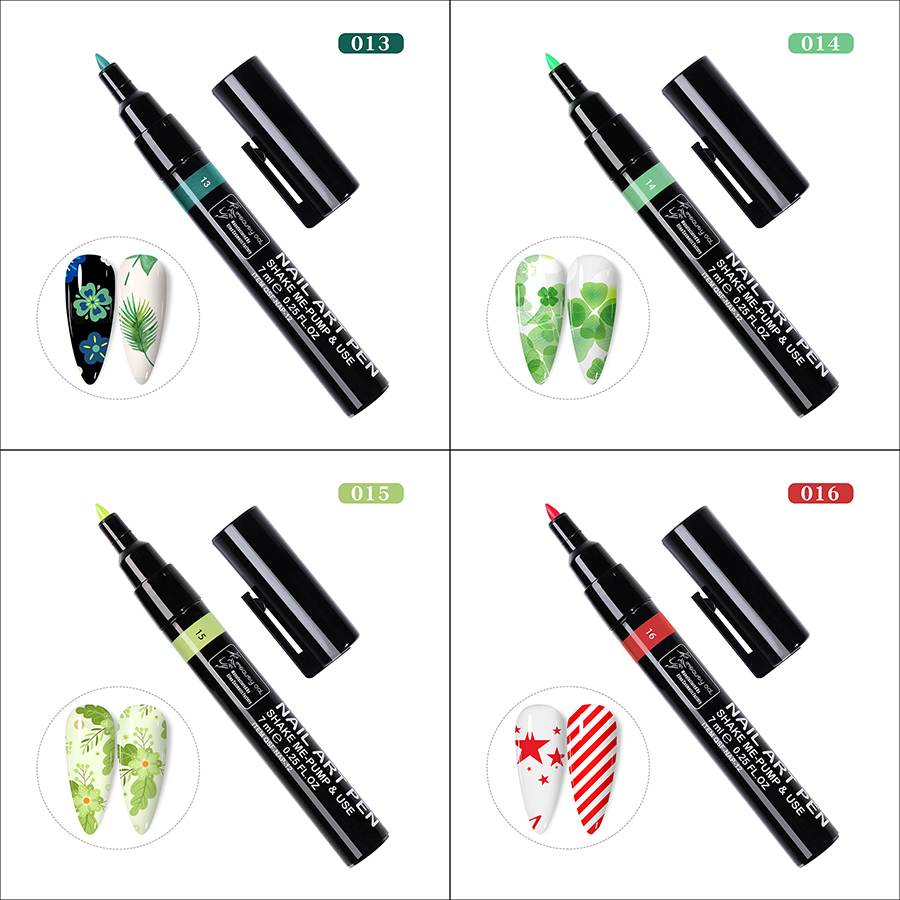 rnp-121 16 colors paint nail pen