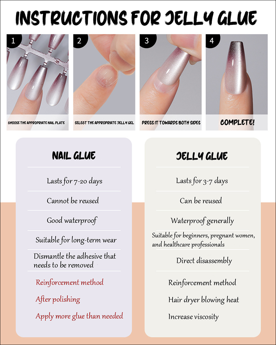 rntip-165 gradient cat eye wearing nail tips