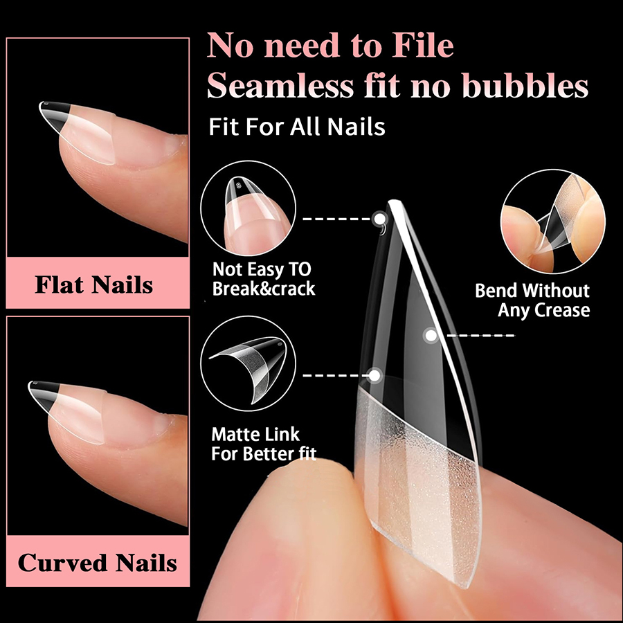 rntip-168 600pcs box packing short nail tips