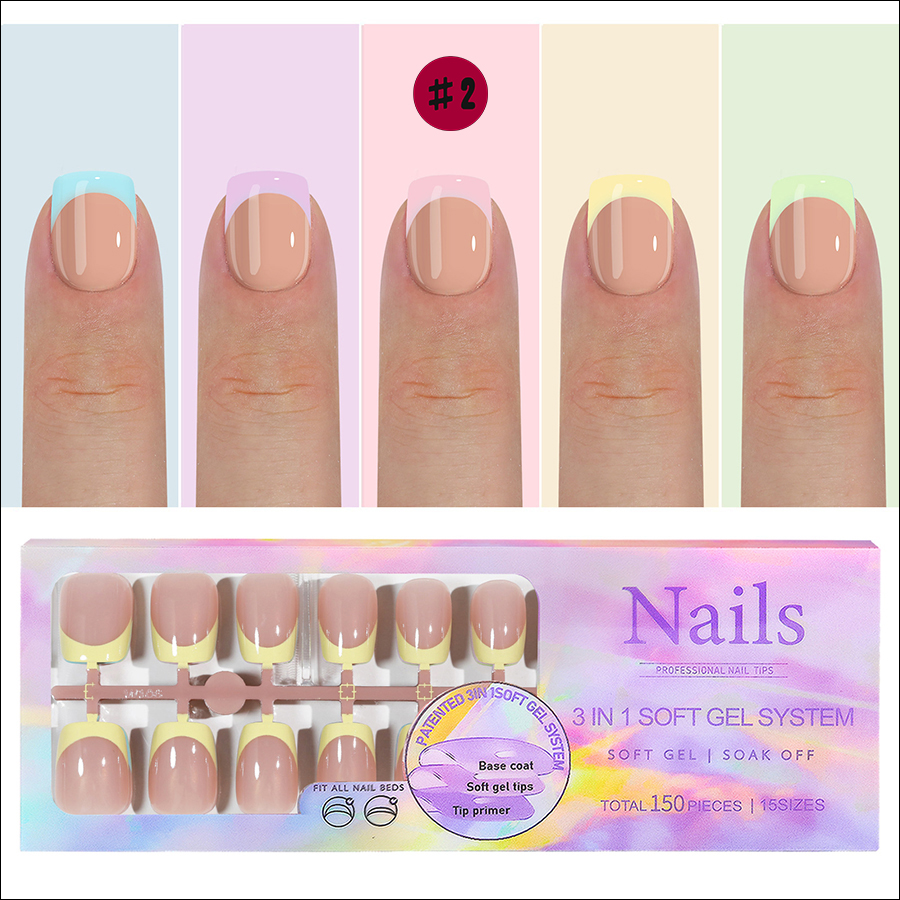 rntip-169 5-color french wearing tips