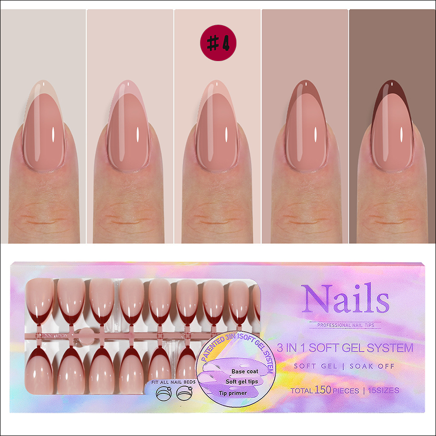 rntip-169 5-color french wearing tips