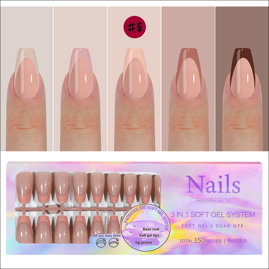 rntip-169 5-color french wearing tips