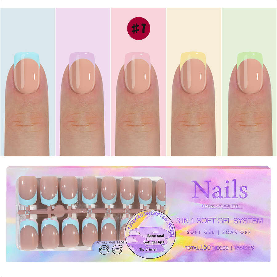 rntip-169 5-color french wearing tips