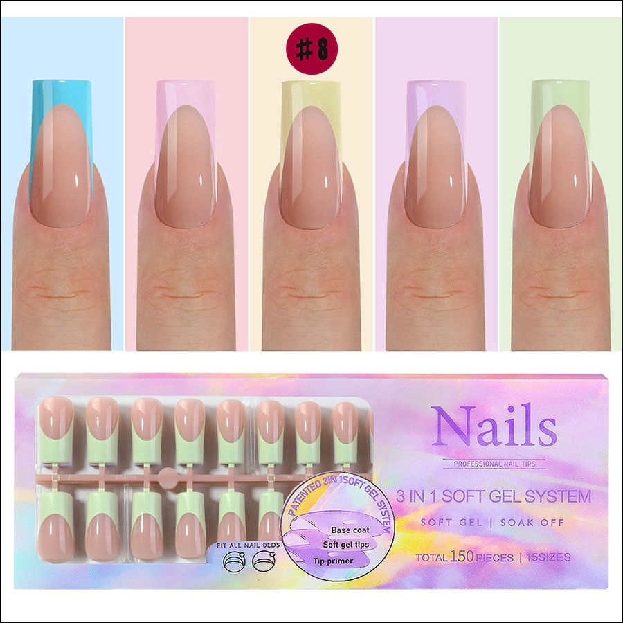 rntip-169 5-color french wearing tips