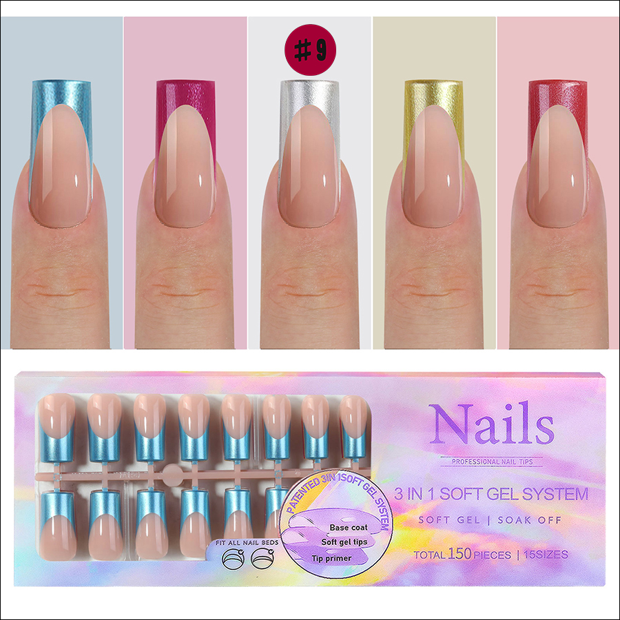 rntip-169 5-color french wearing tips