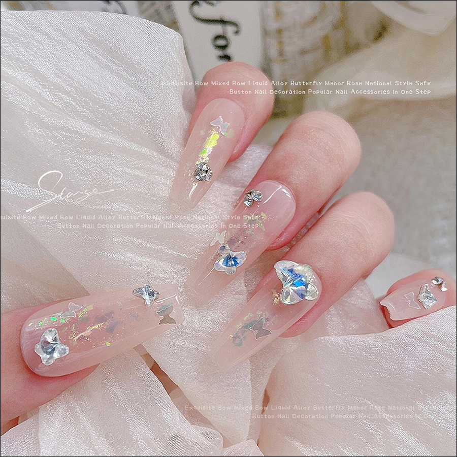 d282 nail alloy resin crystal nail kit accessory