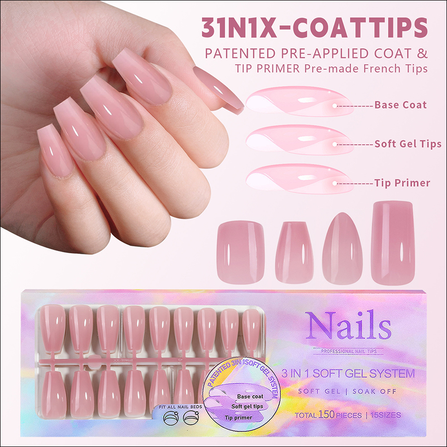 rntip-172 5-color nude traceless wearing tips