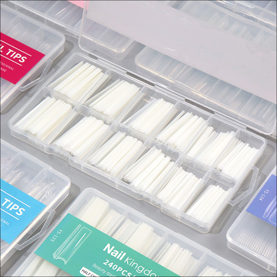 rntip-173 new extended french nail tips (240 piece box)