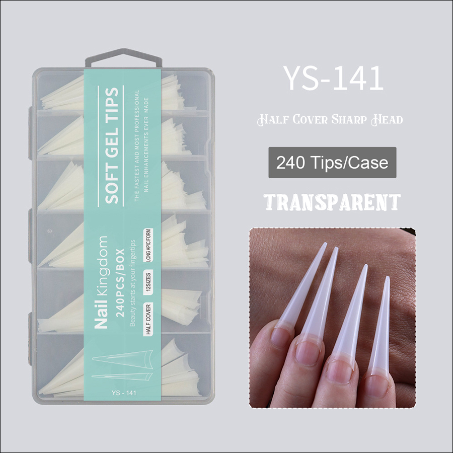 rntip-173 new extended french nail tips (240 piece box)