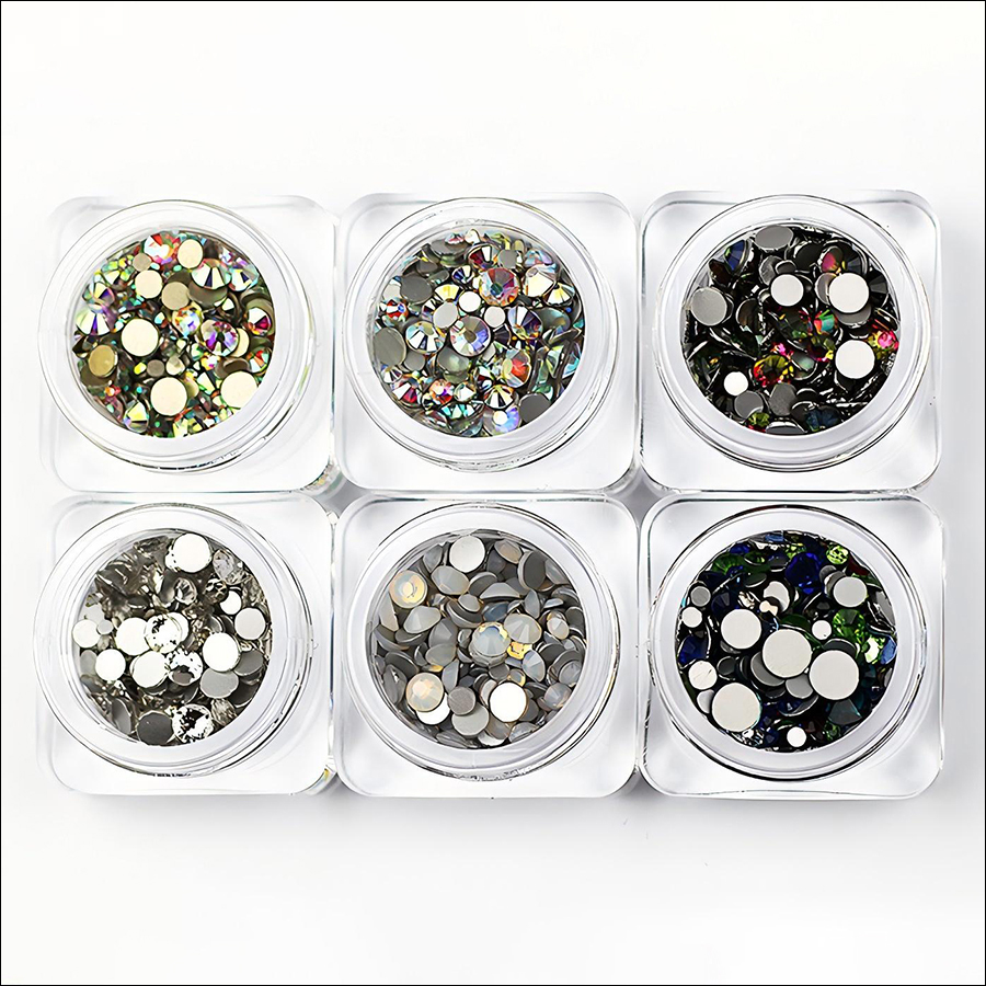 rnar-239 mixed nail art rhinestones in set