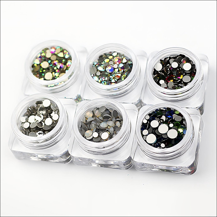 rnar-239 mixed nail art rhinestones in set