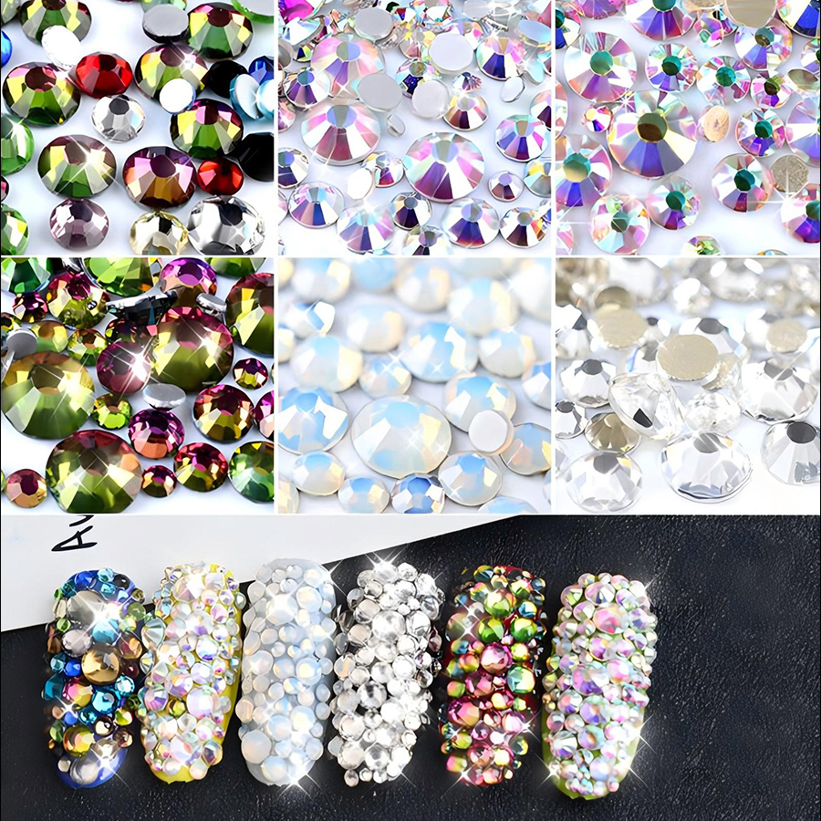 rnar-239 mixed nail art rhinestones in set