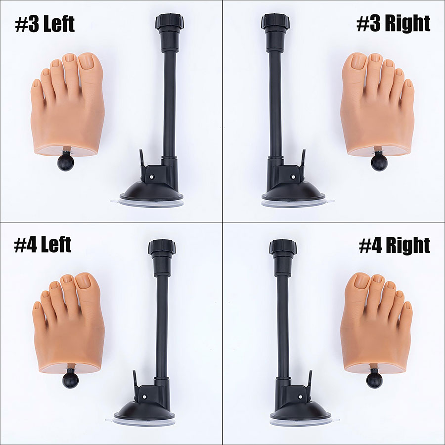 rnt-799 silicone nail practice foot model