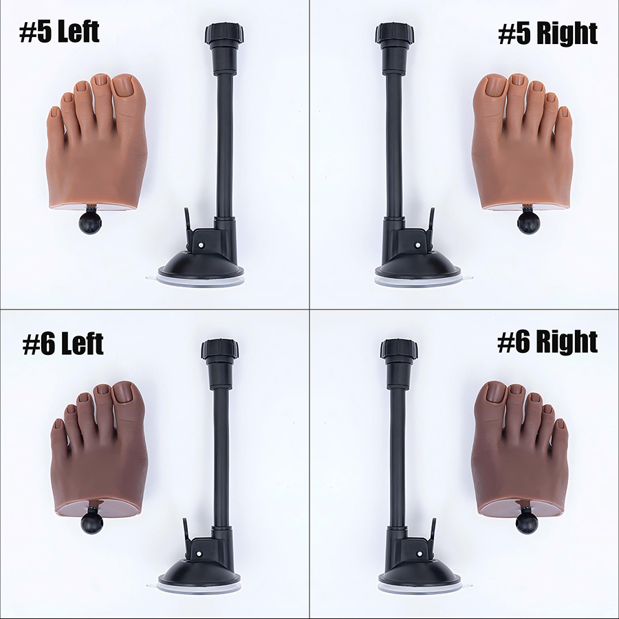 rnt-799 silicone nail practice foot model