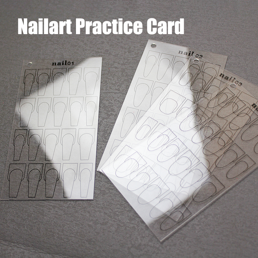 rnt-801 transparent nail painting practice board