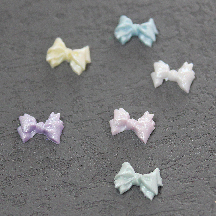 d286 nail 3d bow decoration