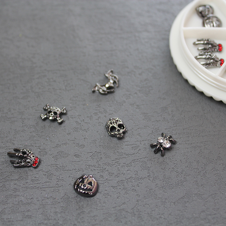 d294 dark halloween nail alloy jewelry