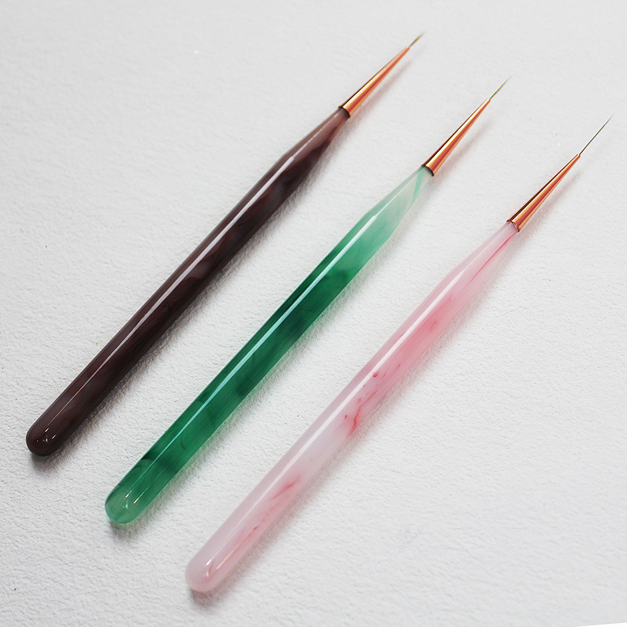 rab-59 agate pattern round rod nail line drawing brush