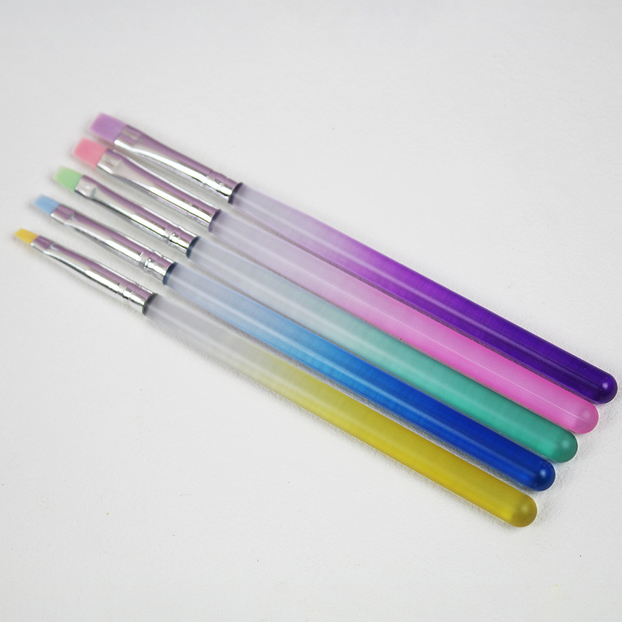 rab-61 matte transparent gradient round rod painting pen set